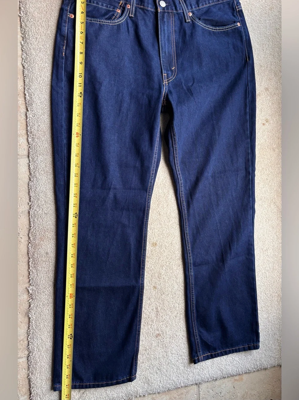 Levi’s 514 Straight Fit Jeans Men’s 36x30 Dark Wash Stretch Denim NWT
